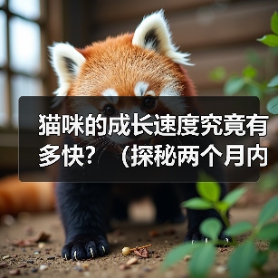 猫咪的成长速度究竟有多快？（探秘两个月内猫咪的惊人成长之旅）（图1）
