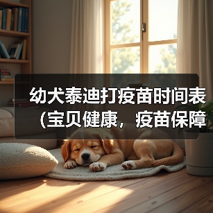 幼犬泰迪打疫苗时间表（宝贝健康，疫苗保障——幼犬泰迪打疫苗时间表及注意事项）