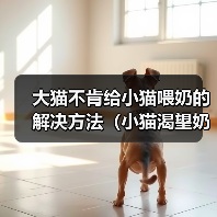 大猫不肯给小猫喂奶的解决方法（小猫渴望奶水，大猫应该如何应对？）