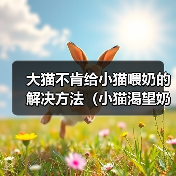 大猫不肯给小猫喂奶的解决方法（小猫渴望奶水，大猫应该如何应对？）（图3）