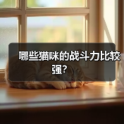 哪些猫咪的战斗力比较强？（图4）
