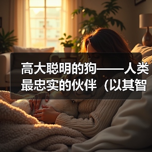 高大聪明的狗——人类最忠实的伙伴（以其智慧和力量，狗种族在人类生活中发挥着重要作用）