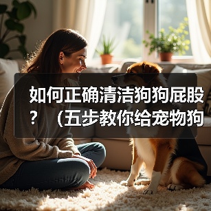 如何正确清洁狗狗屁股？（五步教你给宠物狗清洁屁股）（图2）