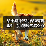 给小狗补钙的食物有哪些？（小狗缺钙怎么办？15种补钙食物让它快乐成长！）（图4）
