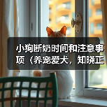 小狗断奶时间和注意事项（养宠爱犬，知晓正确的小狗断奶时间和方法）（图4）