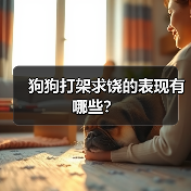 狗狗打架求饶的表现有哪些？（图1）