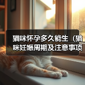 猫咪怀孕多久能生（猫咪妊娠周期及注意事项）（图4）