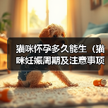 猫咪怀孕多久能生（猫咪妊娠周期及注意事项）（图1）