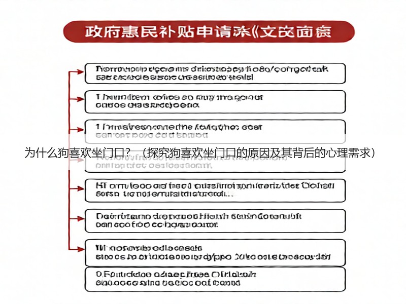 为什么狗喜欢坐门口？（探究狗喜欢坐门口的原因及其背后的心理需求）