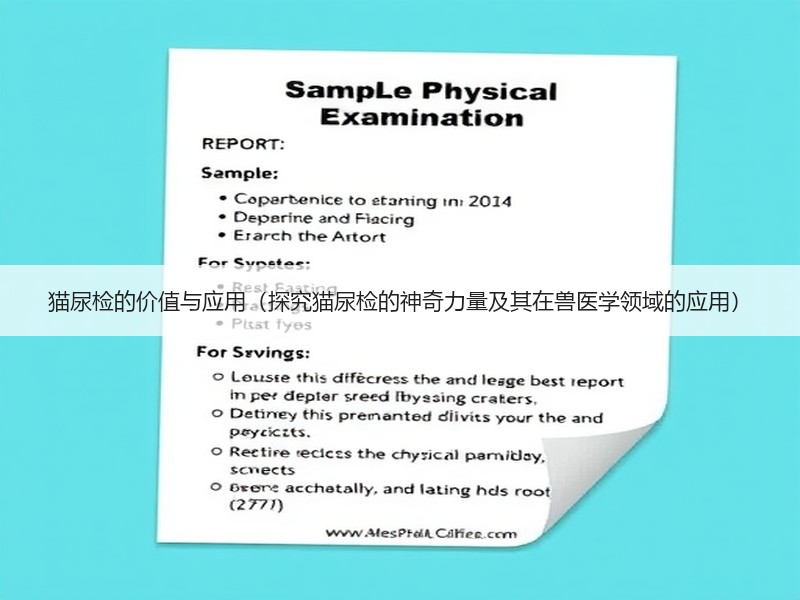 猫尿检的价值与应用（探究猫尿检的神奇力量及其在兽医学领域的应用）