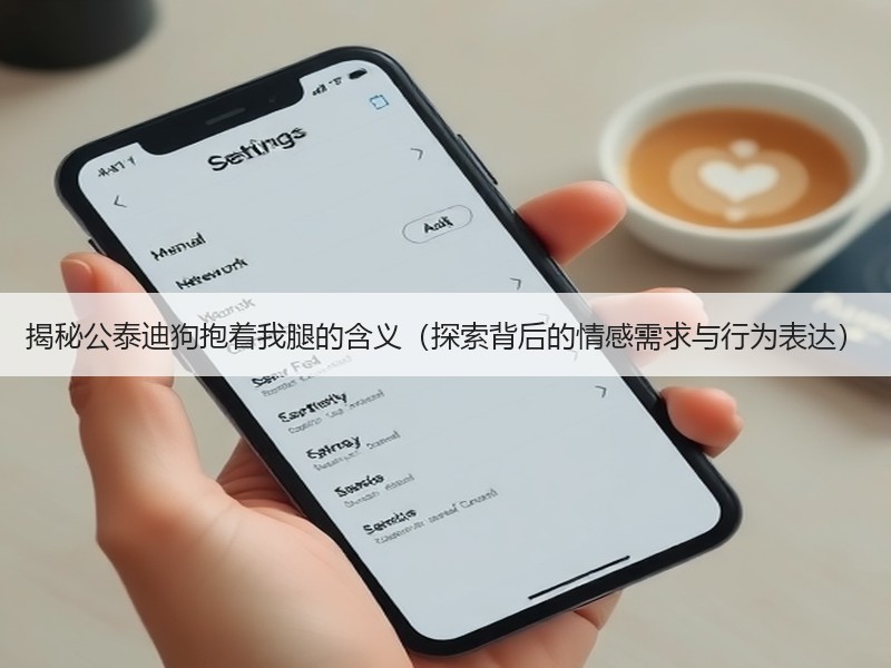 揭秘公泰迪狗抱着我腿的含义（探索背后的情感需求与行为表达）