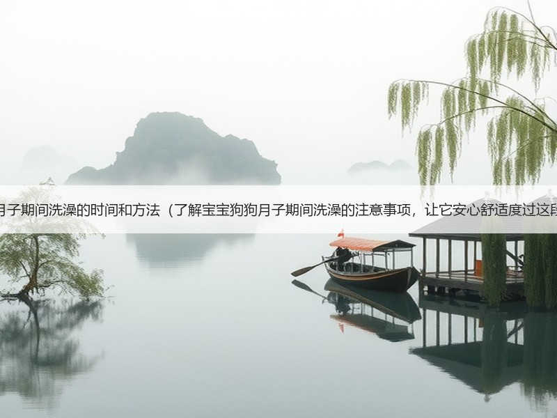 狗宝宝月子期间洗澡的时间和方法（了解宝宝狗狗月子期间洗澡的注意事项，让它安心舒适度过这段时间）