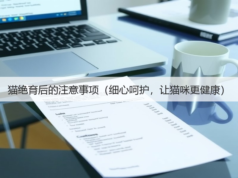 猫绝育后的注意事项（细心呵护，让猫咪更健康）