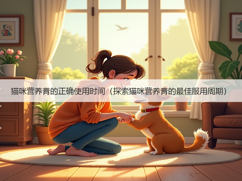 猫咪营养膏的正确使用时间（探索猫咪营养膏的最佳服用周期）