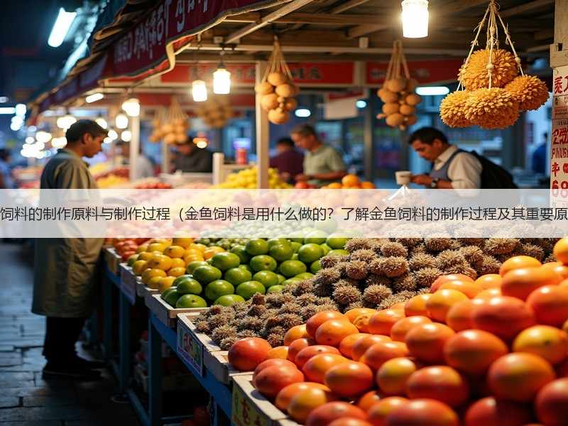 金鱼饲料的制作原料与制作过程（金鱼饲料是用什么做的？了解金鱼饲料的制作过程及其重要原料）