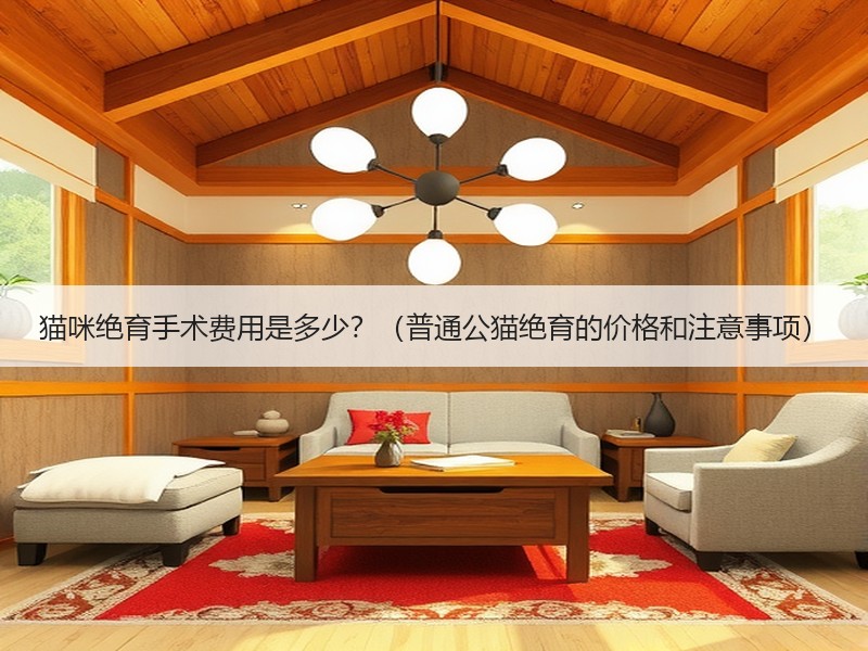猫咪绝育手术费用是多少？（普通公猫绝育的价格和注意事项）