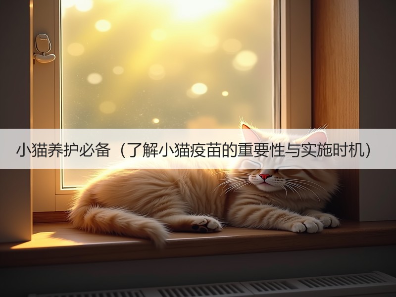 小猫养护必备（了解小猫疫苗的重要性与实施时机）
