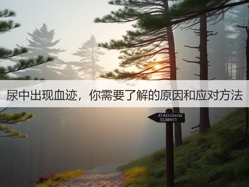 尿中出现血迹，你需要了解的原因和应对方法