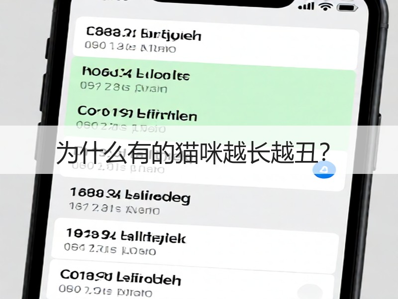 为什么有的猫咪越长越丑？