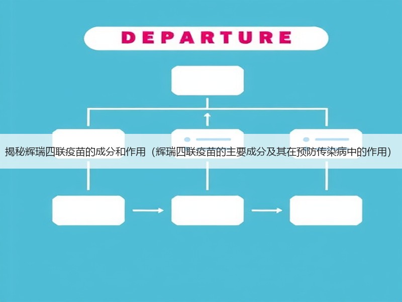 揭秘辉瑞四联疫苗的成分和作用（辉瑞四联疫苗的主要成分及其在预防传染病中的作用）
