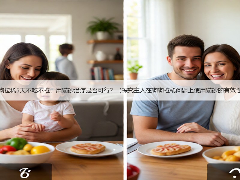 狗狗拉稀5天不吃不拉，用猫砂治疗是否可行？（探究主人在狗狗拉稀问题上使用猫砂的有效性）