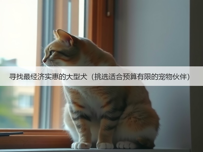 寻找最经济实惠的大型犬（挑选适合预算有限的宠物伙伴）